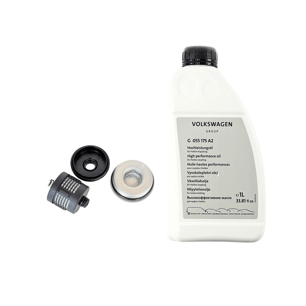 02D598574 AWD Filter & oil HALDEX kit for AUDI, VW, SKODA BorgWarner filter and oil kit 02D598574 AWD oil Filter and G055175A2 oil 2nd gen kit for AUDI, VW, SKODA, SEAT