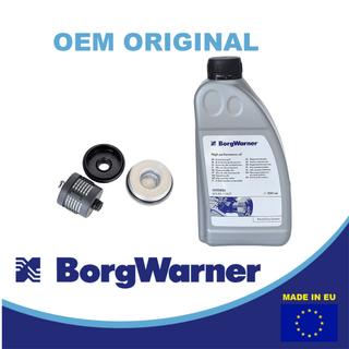 02D598574 AWD Filter & oil HALDEX kit for AUDI, VW, SKODA BorgWarner filter and oil kit 02D598574 AWD oil Filter and G060175A2 oil 2nd gen kit for AUDI, VW, SKODA, SEAT