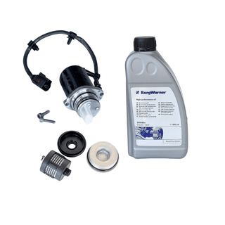 0AV598549A pump,  filter, oil 2nd generation kit for Haldex BorgWarner pump filter and oil set 0AV598549A Haldex pump, filter 02D598574 and high perfoance oil 2nd generation kit for Audi VW Golf Seat Skoda Haldex