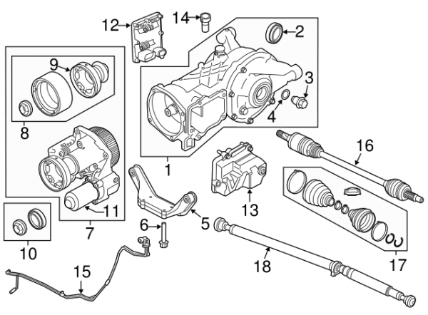BorgWarner pump LR051321 CARGO PUMP 5TH GEN FOR LAND ROVER OEM