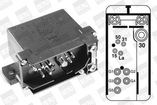 Haldexparts LTD Ignition Control Unit, glow plug system GR049 - Beru
