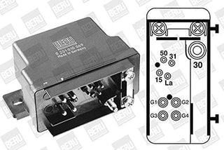 Haldexparts LTD Ignition Control Unit, glow plug system  GR069 - Beru