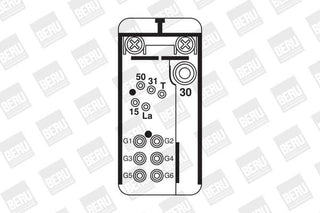 Haldexparts LTD Ignition Control Unit, glow plug system  GR076 - Beru